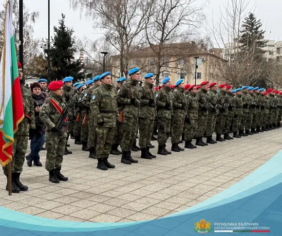  На Йордановден регионалният шеф инж. Мартин Мачев участва на Богоявленски водосвет на бойните флагове в Плевен 