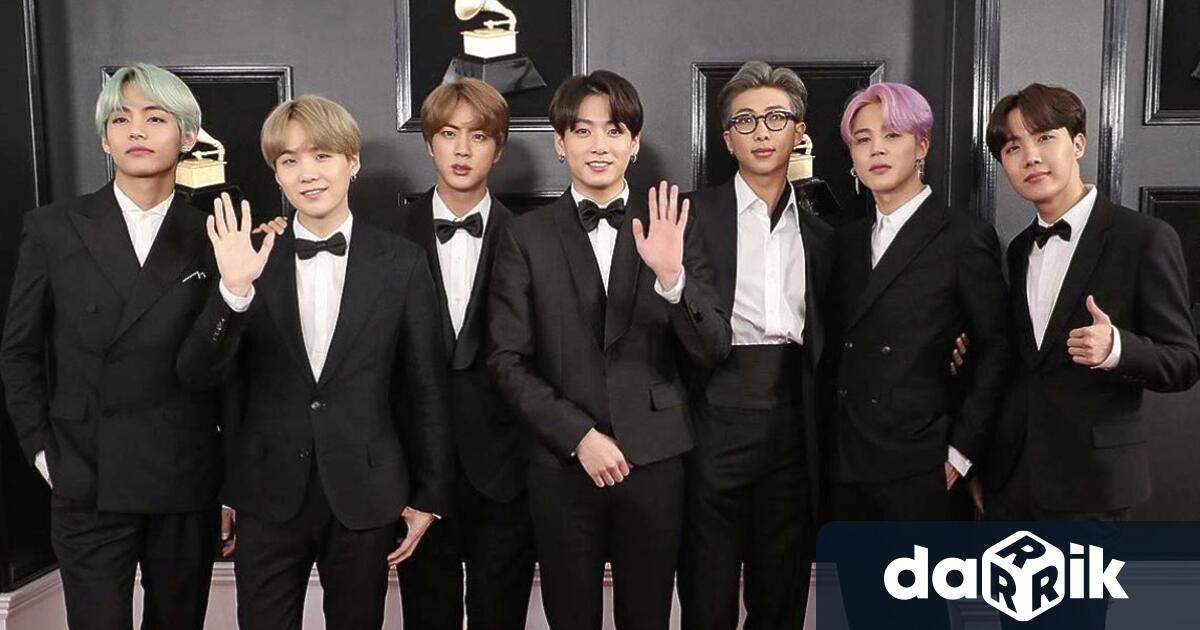 Световноизвестната кей поп група BTS съобщи на връх Нова година