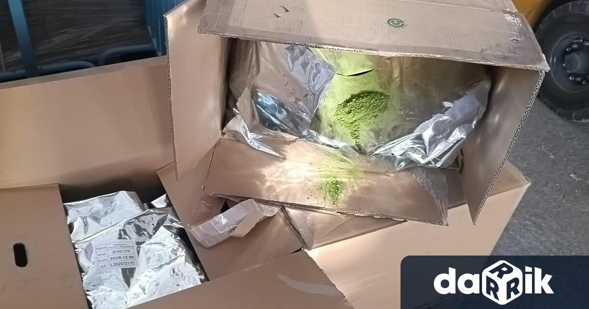 Задържаха 100 кг японски чай при проверка на товарен автомобил