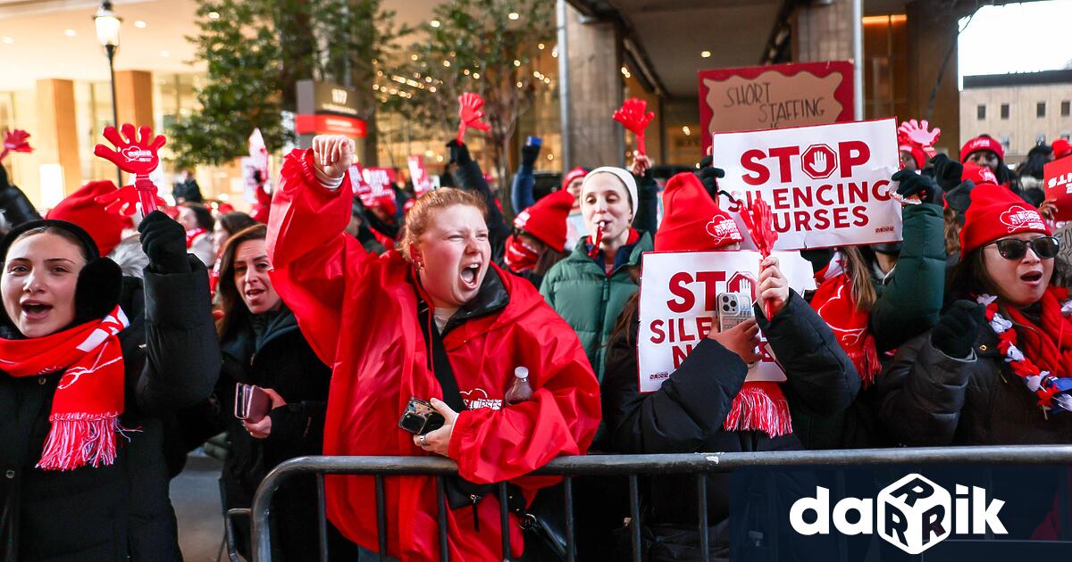 Над 15 000 медицински сестри излязоха на стачка в Ню