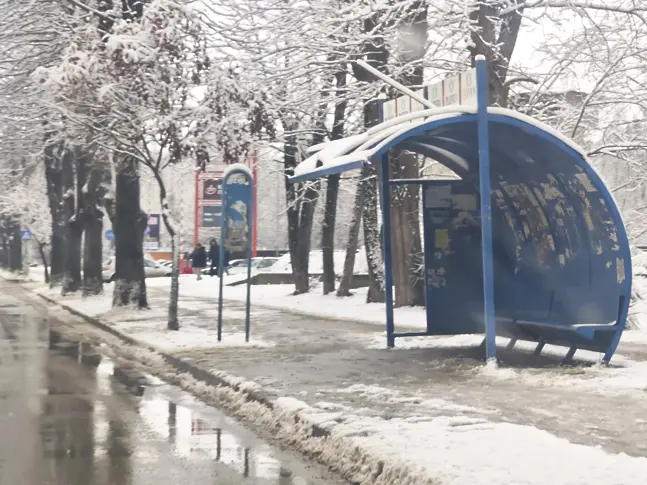 Обработват всички улици и тротоари в Плевен срещу заледяване 