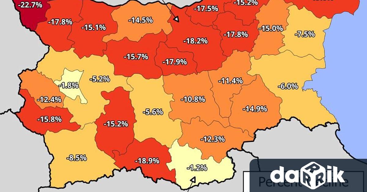 18896 лица са адресно регистрирани по постоянен адрес в община