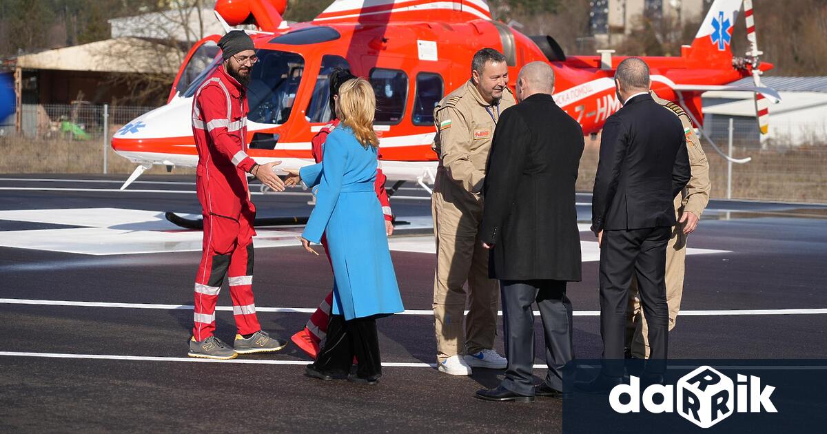 По повод откриването на втората вертолетна площадка вМБАЛ Свети Иван