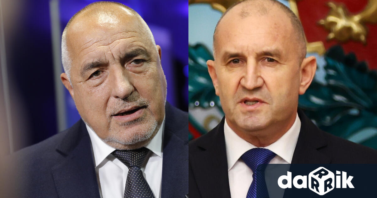 Лидерът на ГЕРБ Бойко Борисов обвини президента Румен Радев че