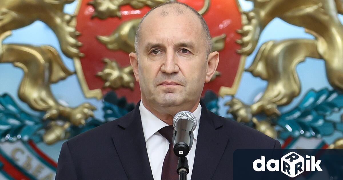 Президентът Румен Радев ще изнесе извънредна реч пред народа на