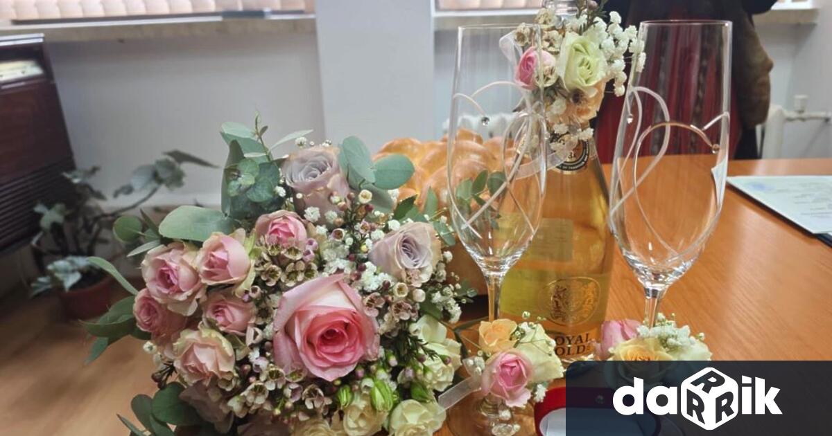 Общо 292 граждански брака са сключени в град Плевен през