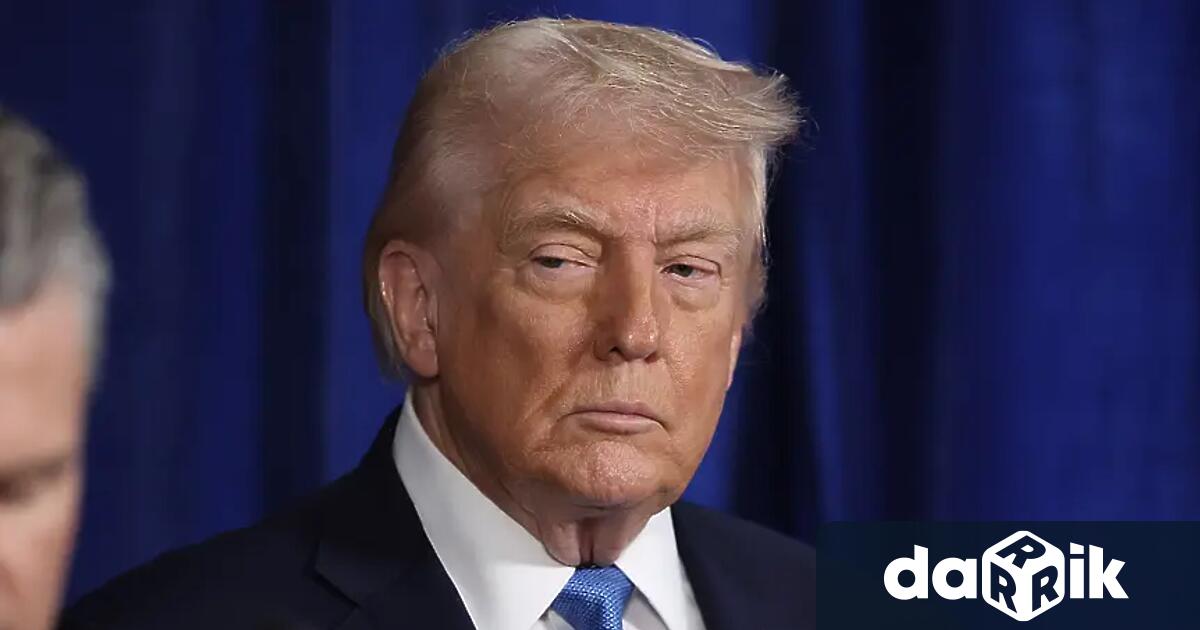 Президентът на САЩ Доналд Тръмп заяви снощи че към Иран