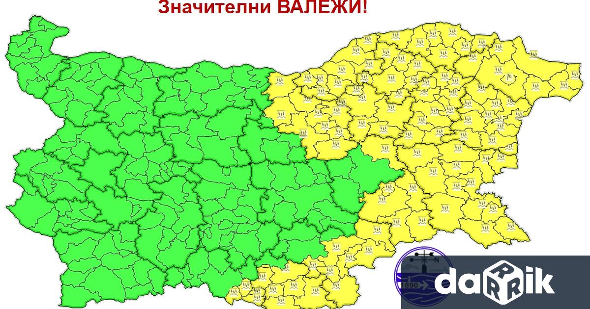 Днес почти над цялата страна ще остане облачно Продължителни валежи