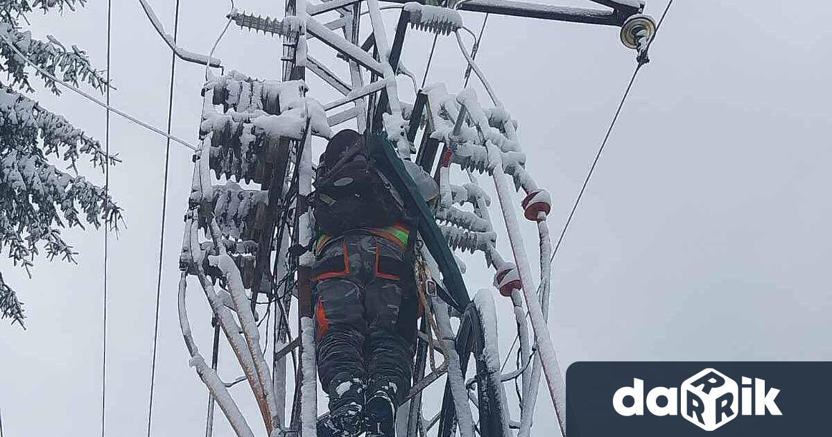 Държавният Електроенергиен системен оператор ЕСО уведоми ЕРМ Запад че на