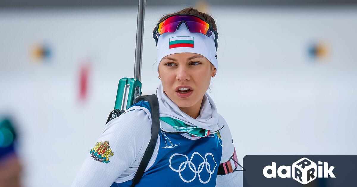 Бронзовата медалистка в дисциплината 15 км индивидуално жени Лора Христова