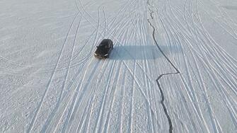 Естония отвори официален път по замръзналото Балтийско море