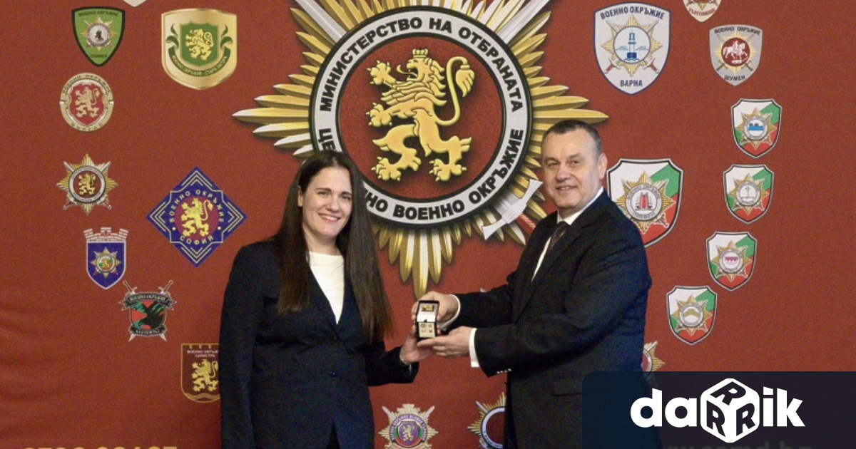 Служител от Военно окръжие II степен – Враца Михаела Велин