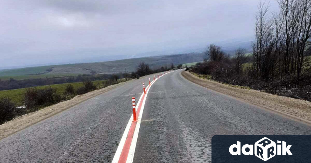 Гъвкави ограничители се монтират в участъка от първокласния път I