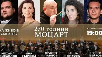 Симфониета Враца готви грандиозен концерт, посветен на  270 години от рождението на Волфганг Амадеус Моцарт