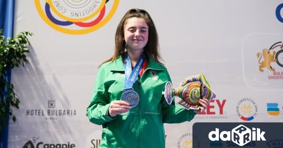 Възпитаничката на врачанския клуб по спортна стрелба и Спортно училище