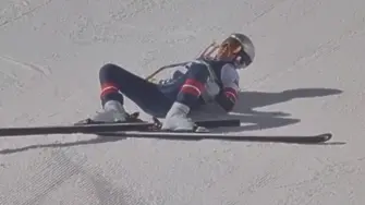 Линдзи Вон падна тежко, хеликоптер я откара в болница