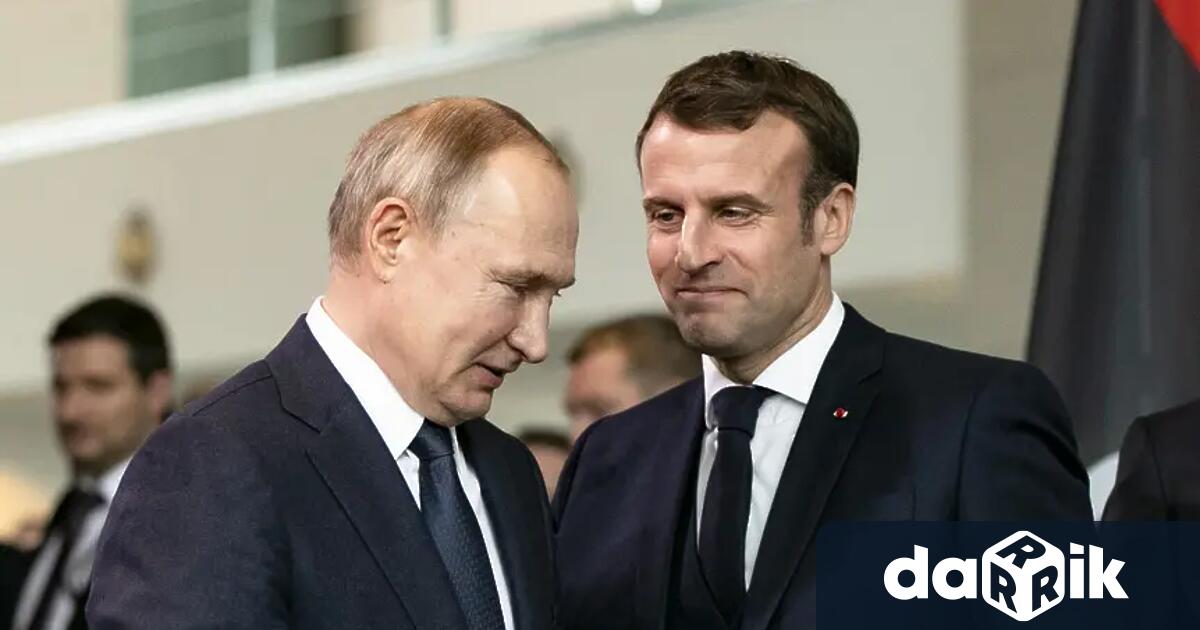 Френският президент Еманюел Макрон заяви днес че западните страни ще