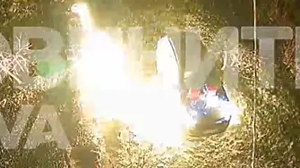 Вижте кадри от умишления палеж на имущество на кмета на Бистрица (Видео)