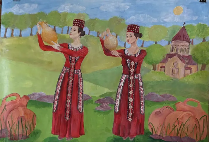 Деца от 16 държави рисуваха за конкурса „Тъпан бие, хоро се вие“