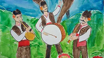 Деца от 16 държави рисуваха за конкурса „Тъпан бие, хоро се вие“