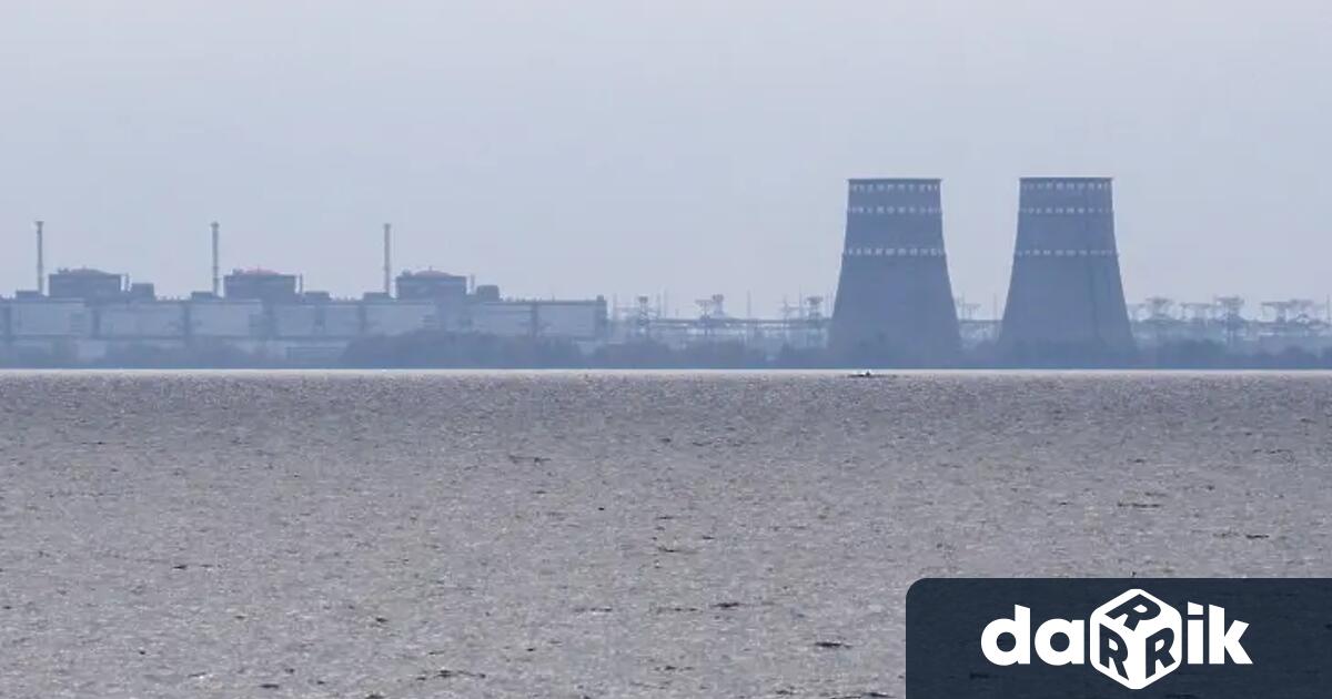 Контролираната от Русия Запорожка АЕЦ в югоизточната част на Украйна
