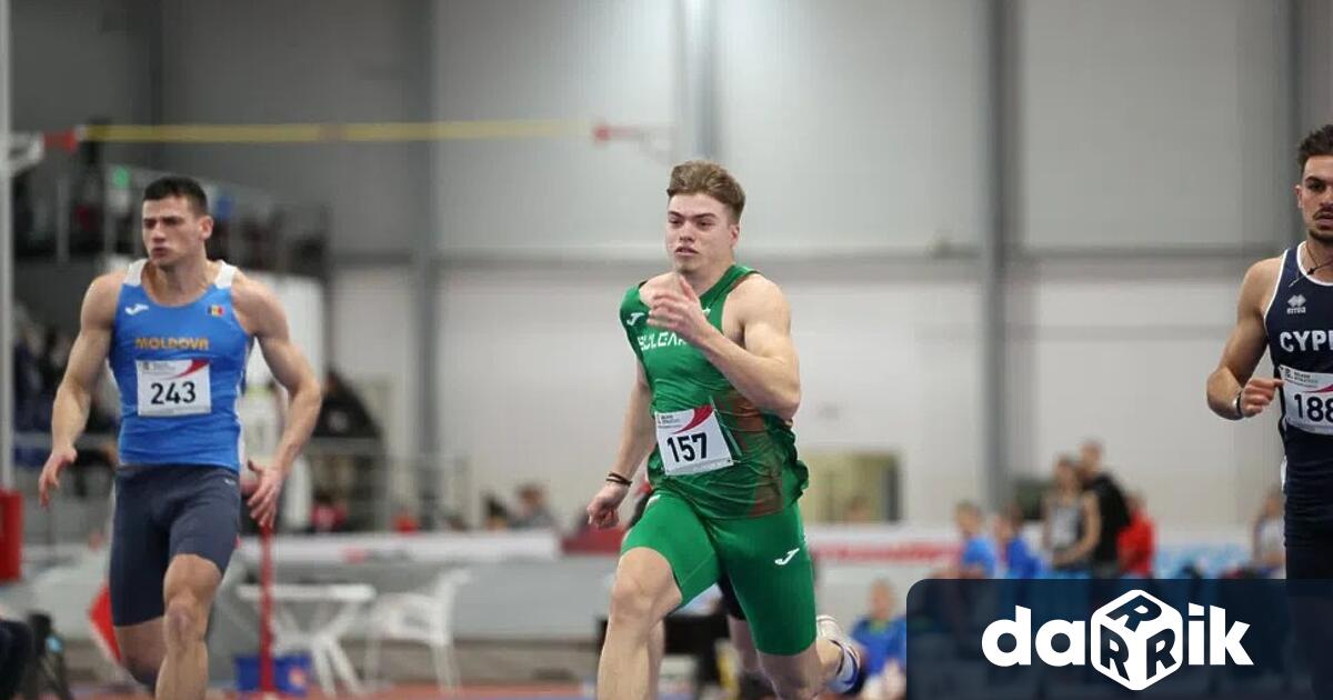 Христо Илиев спечели титлата на 60 метра при мъжете на