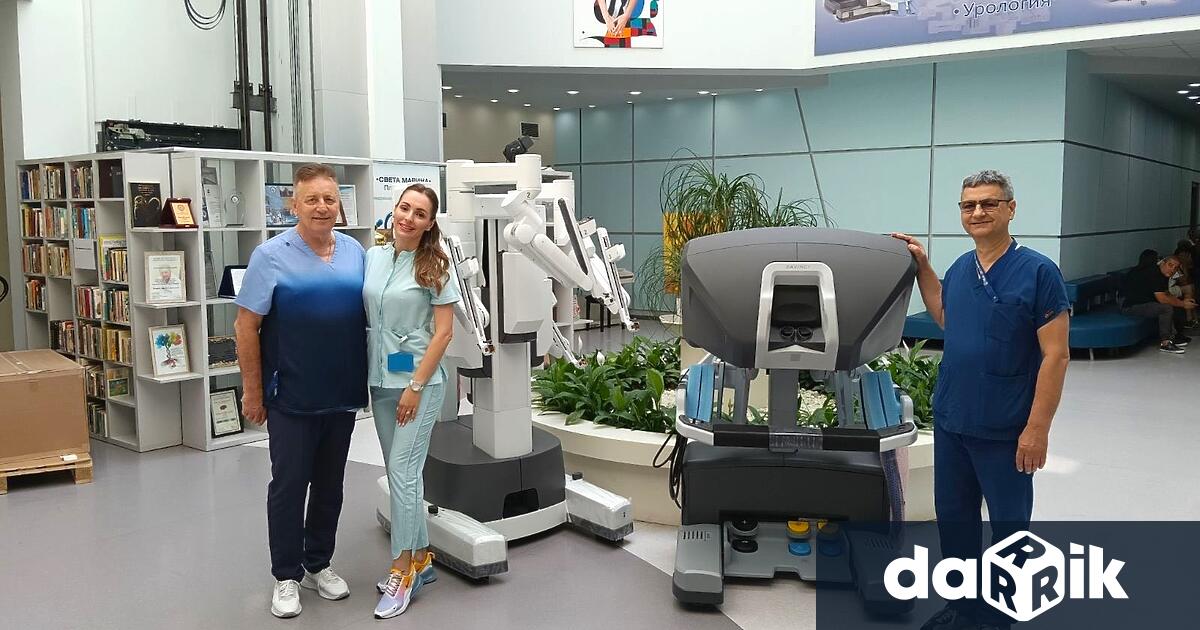 Робот асистираната система Da Vinci осигурява изключителна прецизност при хирургичните интервенции