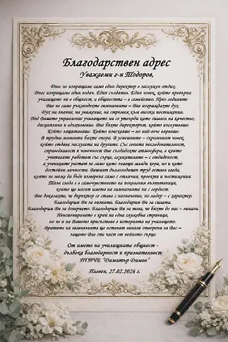 За директора на ПГПЧЕ “Димитър Димов“ – Юрий Тодоров: Достоен венец на един професионален път