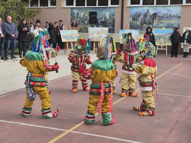 Тържествено отбелязване на 3 март в НУ „Христо Ботев“, гр. Плевен