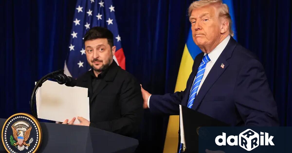 Украинският лидер Володимир Зеленски и американският президент Доналд Тръмп проведоха