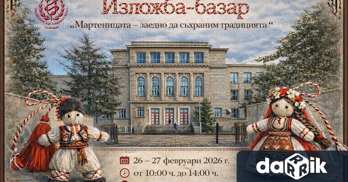 Изложба базар Мартеницата заедно да съхраним традицията ще се проведе