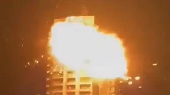 Ирански дрон камикадзе се разби в небостъргач в Бахрейн (Видео)