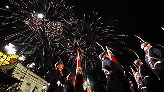 С тържествена заря-проверка в София беше отбелязана 148-ата годишнина от Освобождението на България