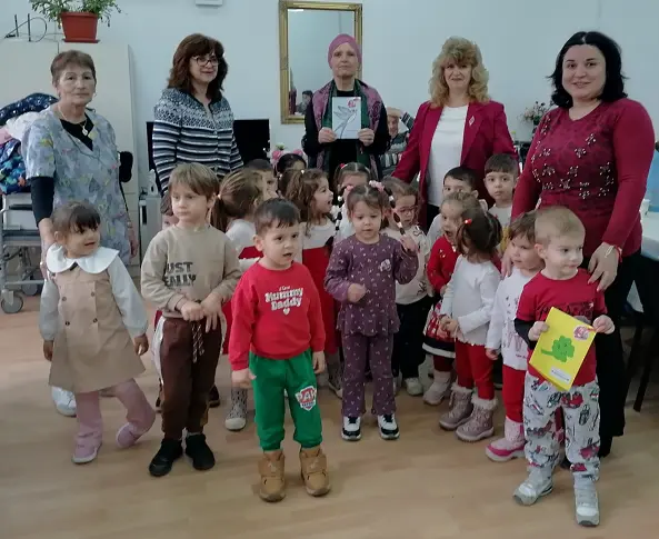Маратон на добротата - Баба Марта 2026 в група „Мики Маус",  ДГ „Слънце", гр. Левски