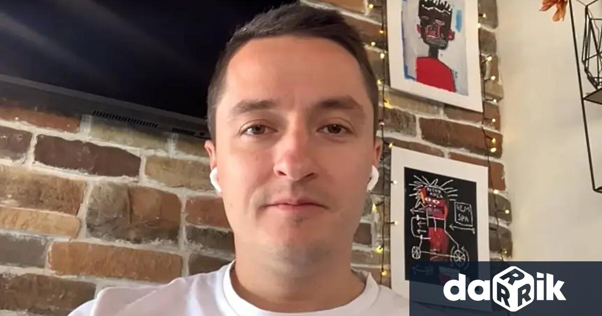 Народният представител от ПП ДБ Явор Божанков излезе с обръщение към