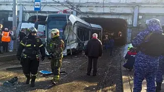 Най-малко 22-ма души са пострадали при сблъсък на два трамвая в Москва
