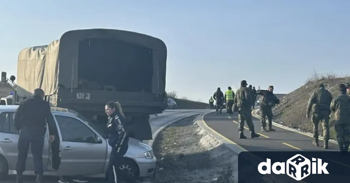 Инцидент с военни стана на Околовръстния път на Ямбол тази