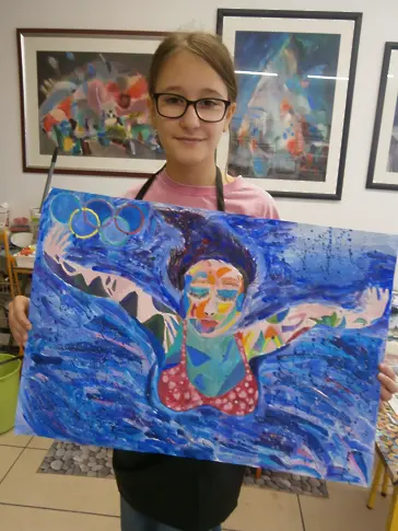 Три деца от арт школа „Колорит“ ще участват на Световния детски арт фестивал във Вашингтон - САЩ