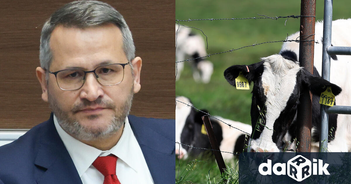 Служебният министър на земеделието Иван Христанов и изпълнителният директор на