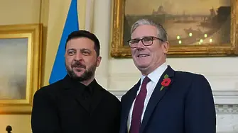 Володимир Зеленски пристигна на посещение във Великобритания