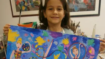 Три деца от арт школа „Колорит“ ще участват на Световния детски арт фестивал във Вашингтон - САЩ  