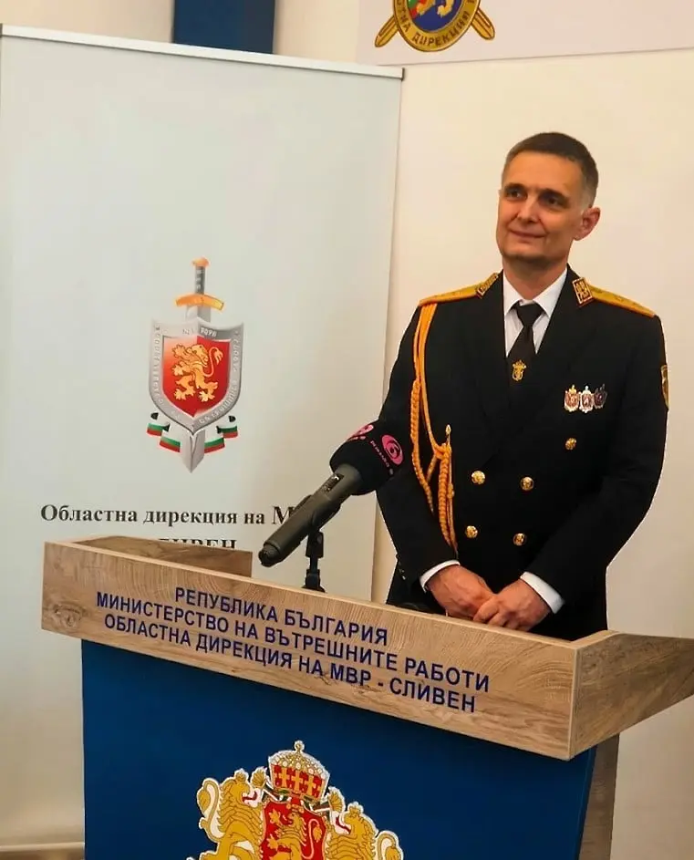 Старши комисар Иван Русев е новият директор на ОД на МВР Сливен