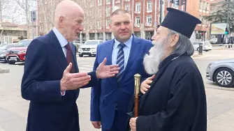 Кметът д-р Валентин Христов посрещна в Плевен Негово Величество Цар Симеон II 