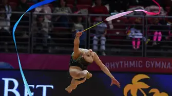 Сребро за Стилияна Николова на Световната купа по художествена гимнастика в София