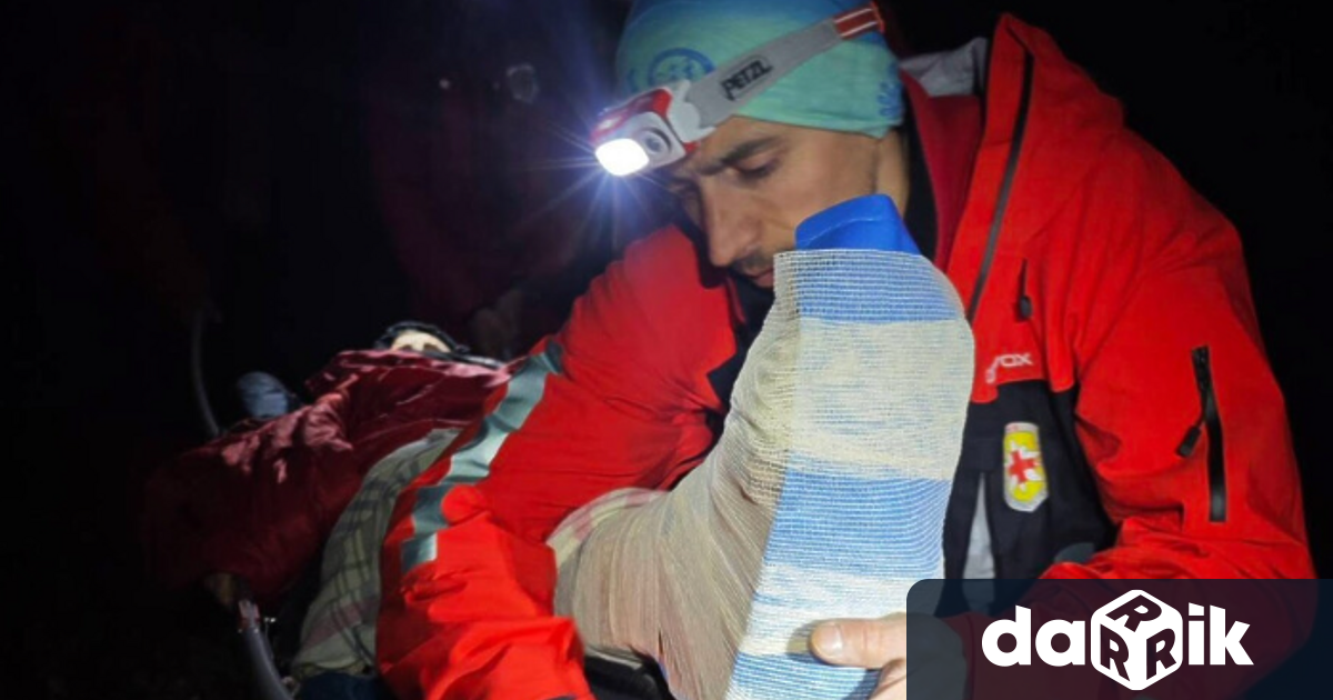 Планински спасители оказаха помощ на пострадала туристка в района на
