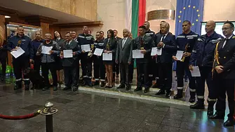 Плевенски пожарникар е сред наградените в националния конкурс „Пожарникар на 2025 година“