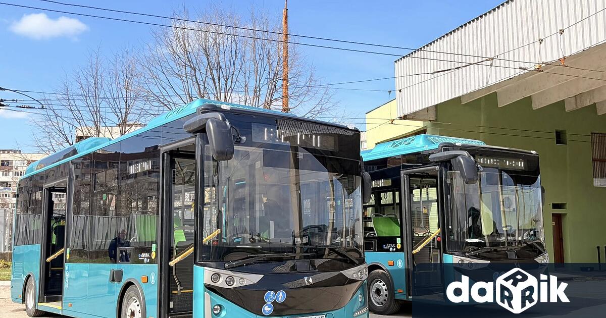 Два нови електробуса ще обслужват междуселищните линии до селата Лиляче