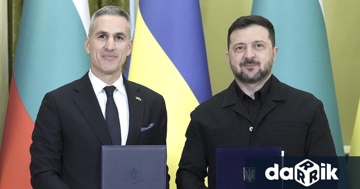 България и Украйна подписаха споразумение за сътрудничество в областта на