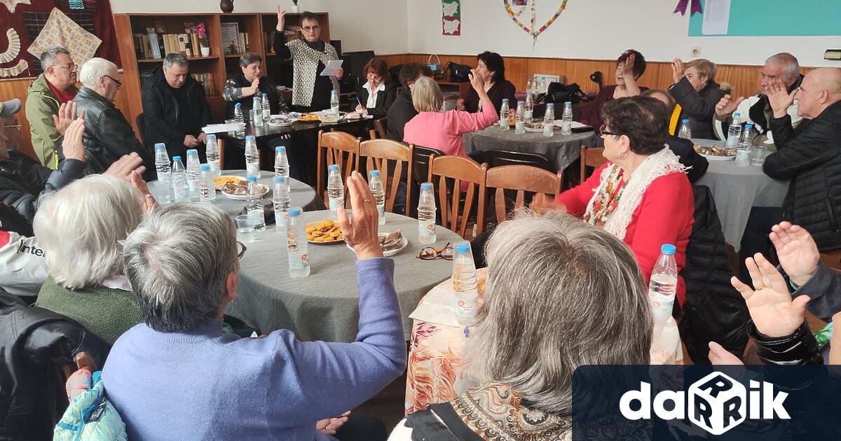 Отчетно изборно събрание на Общинската организация на инвалидите ООИ в Котел