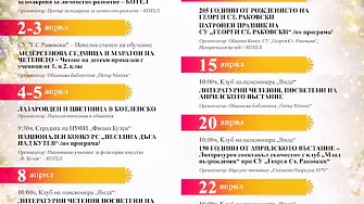 Котел посреща април с разнообразие от събития за малки и големи